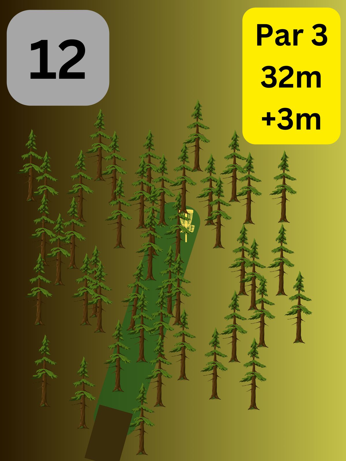 Teesign for hole 12