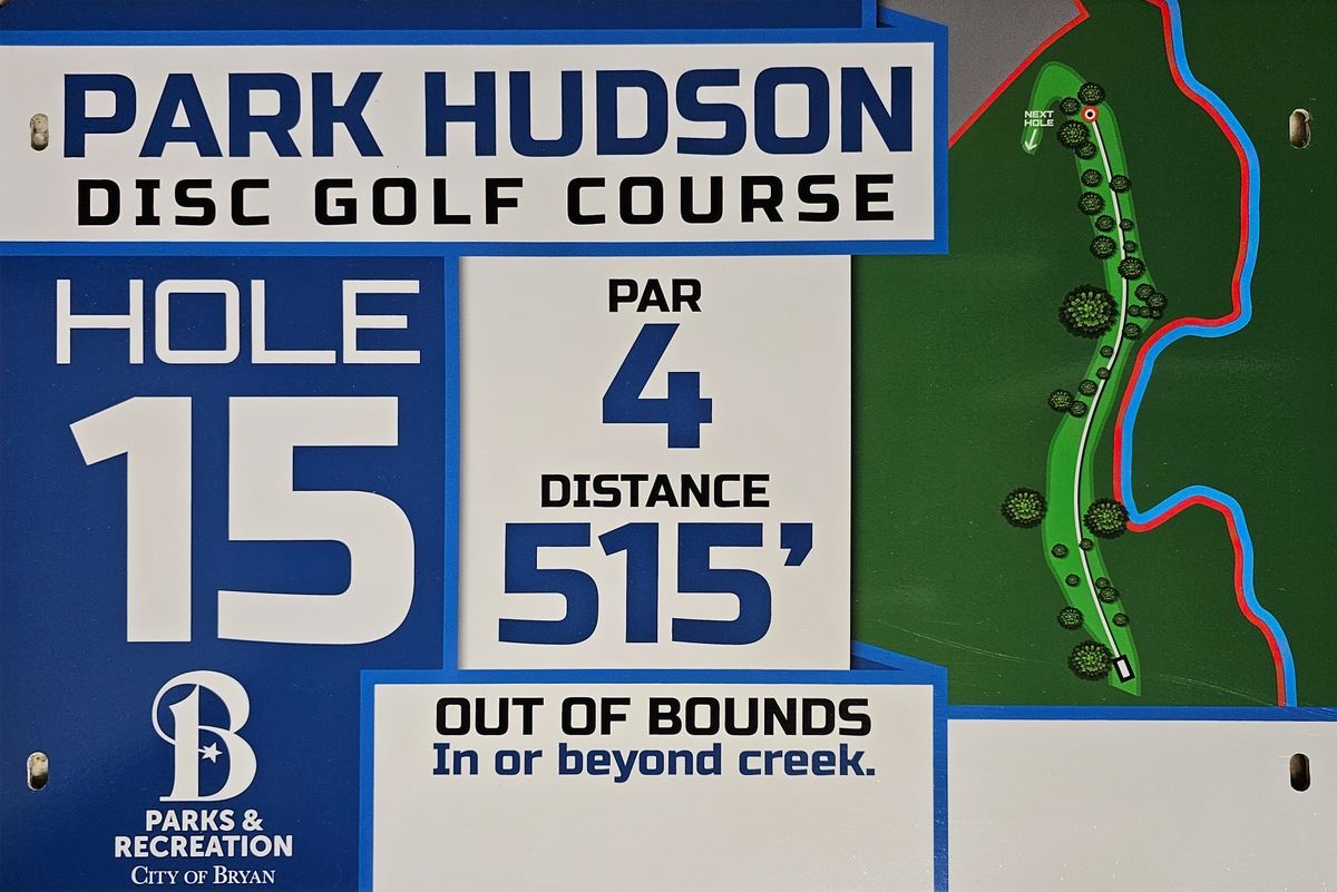 Hole 15 Sign