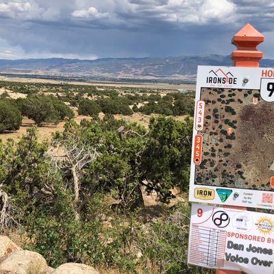 Hole 9 Ironside. 543 feet downhill.