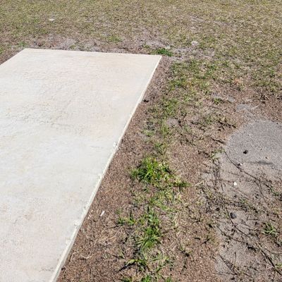 Hole 8 from tee pad
