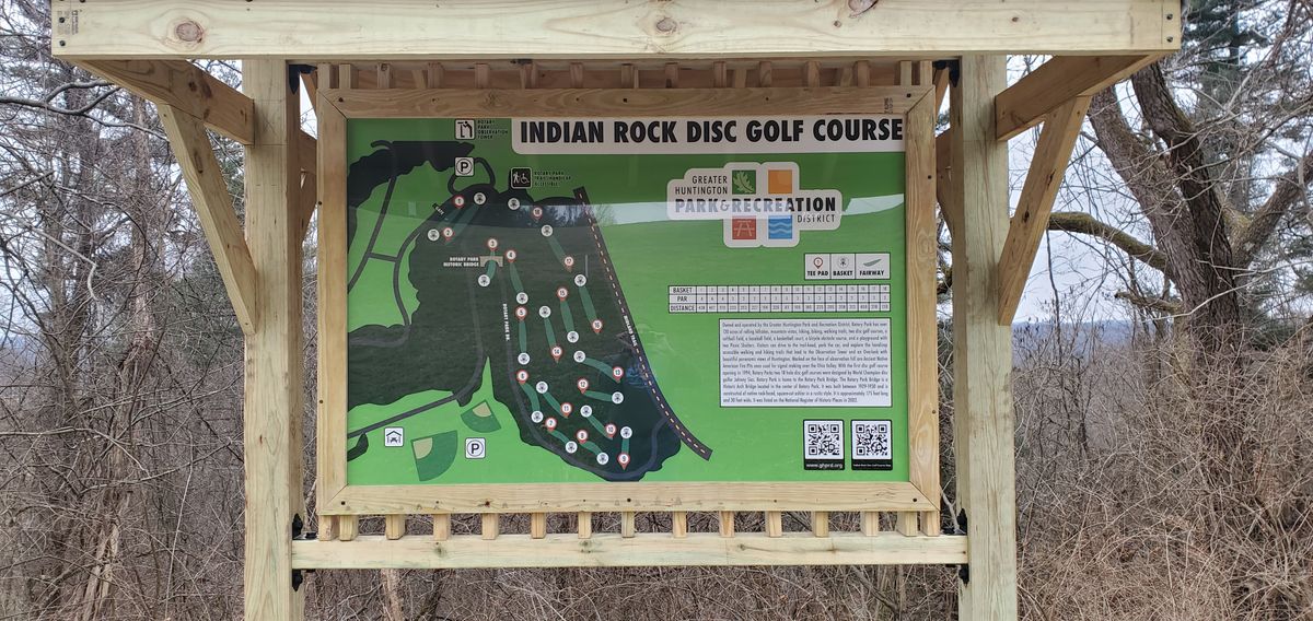 Indian Rock interactive course map