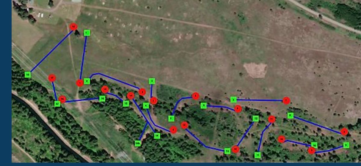 Course map from website