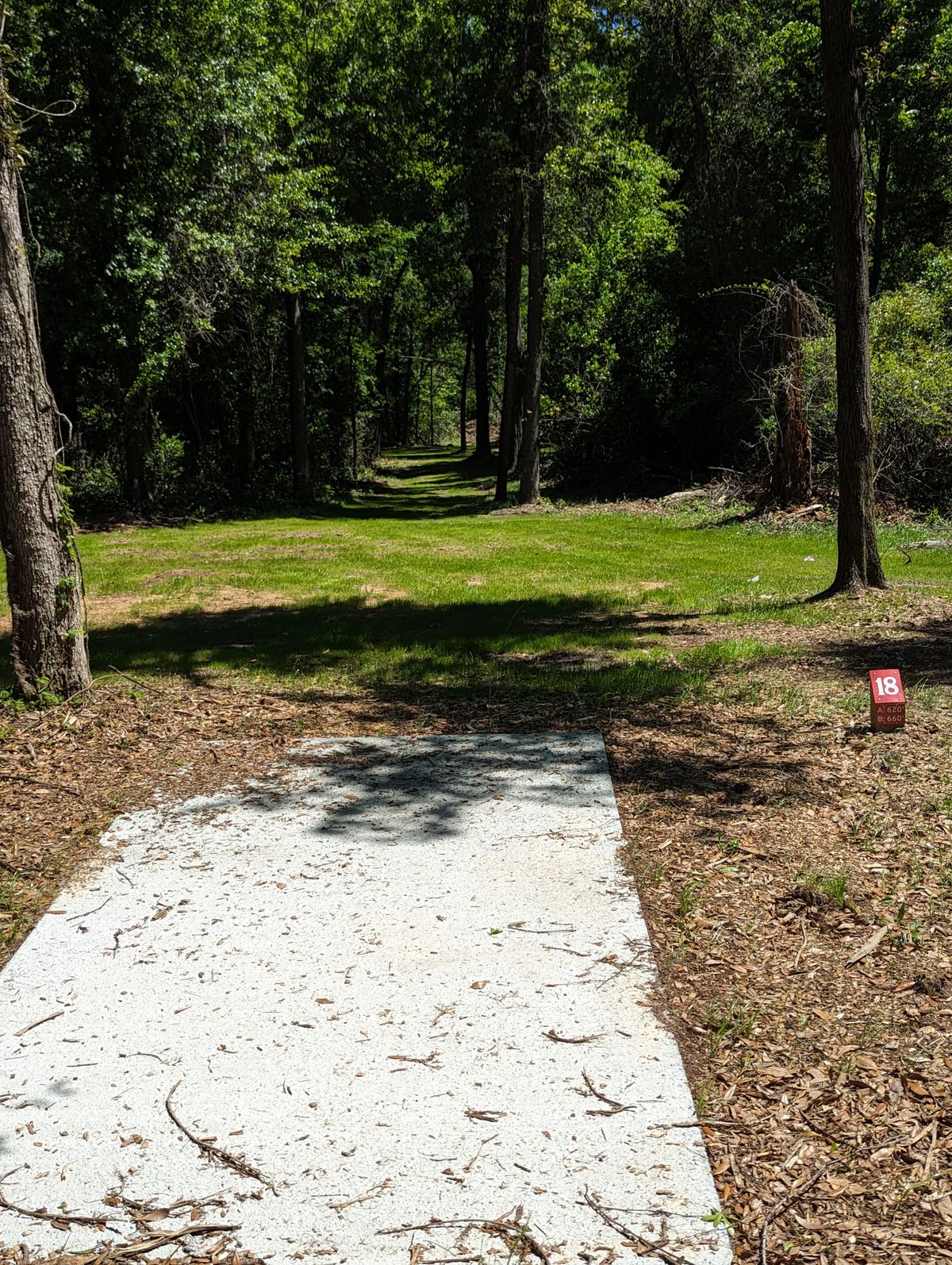 Hole 18 Red Pad