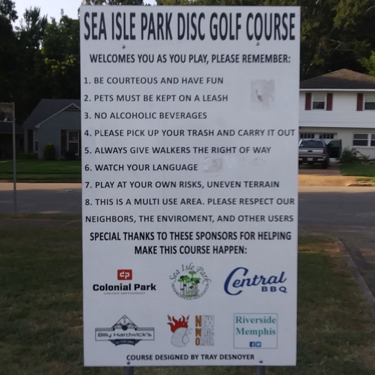 Welcome to Sea Isle! The best beginners course in the Memphis area.