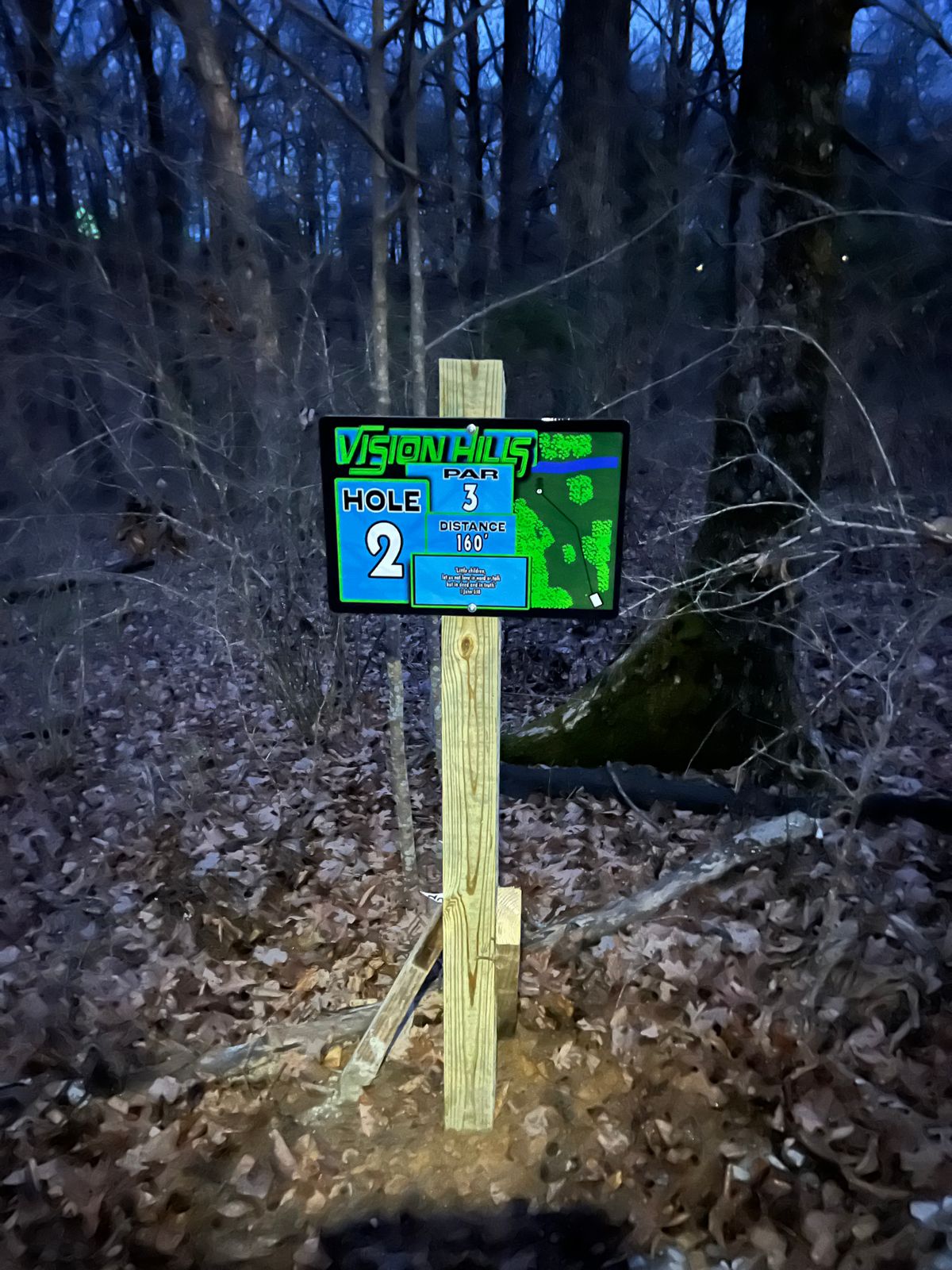 9 Hold layout signs have been installed. Remaining 9 will be installed shortly!
