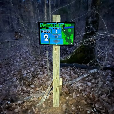 9 Hold layout signs have been installed. Remaining 9 will be installed shortly!