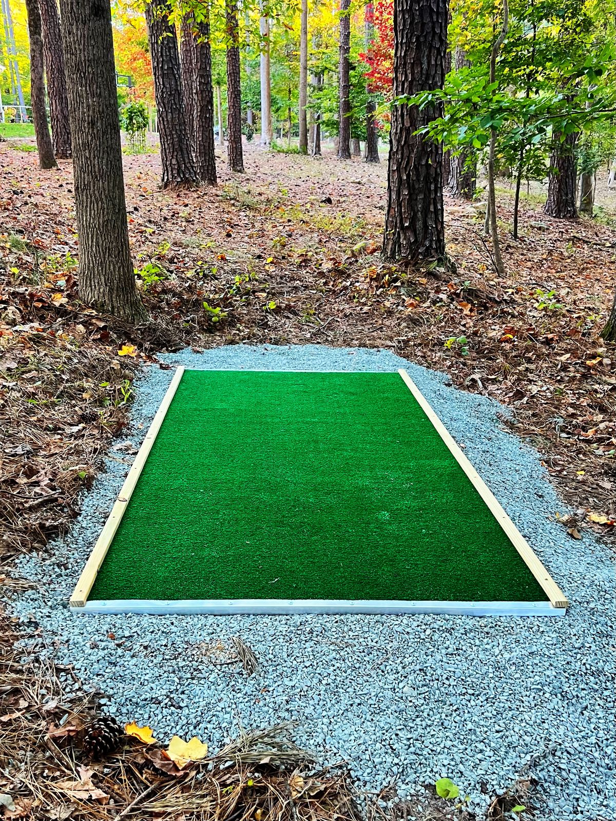 New tee box for 5th hole.
