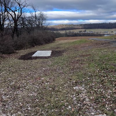 Tee Pad #1 in the winter