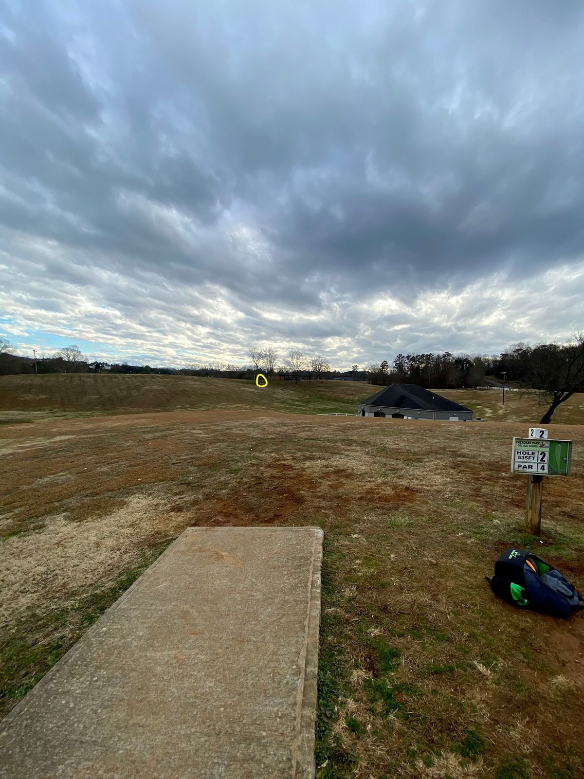 Hole 2 tee