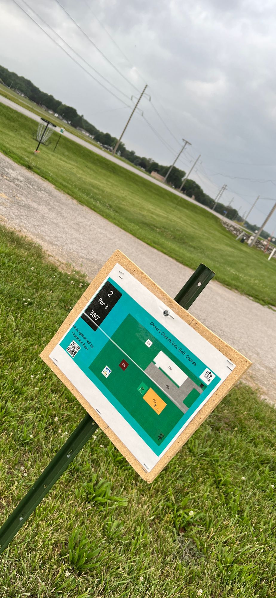 hole 2 sign/pad