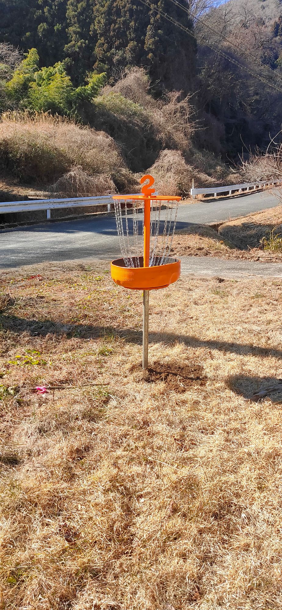Don't overshoot, concrete = water!
