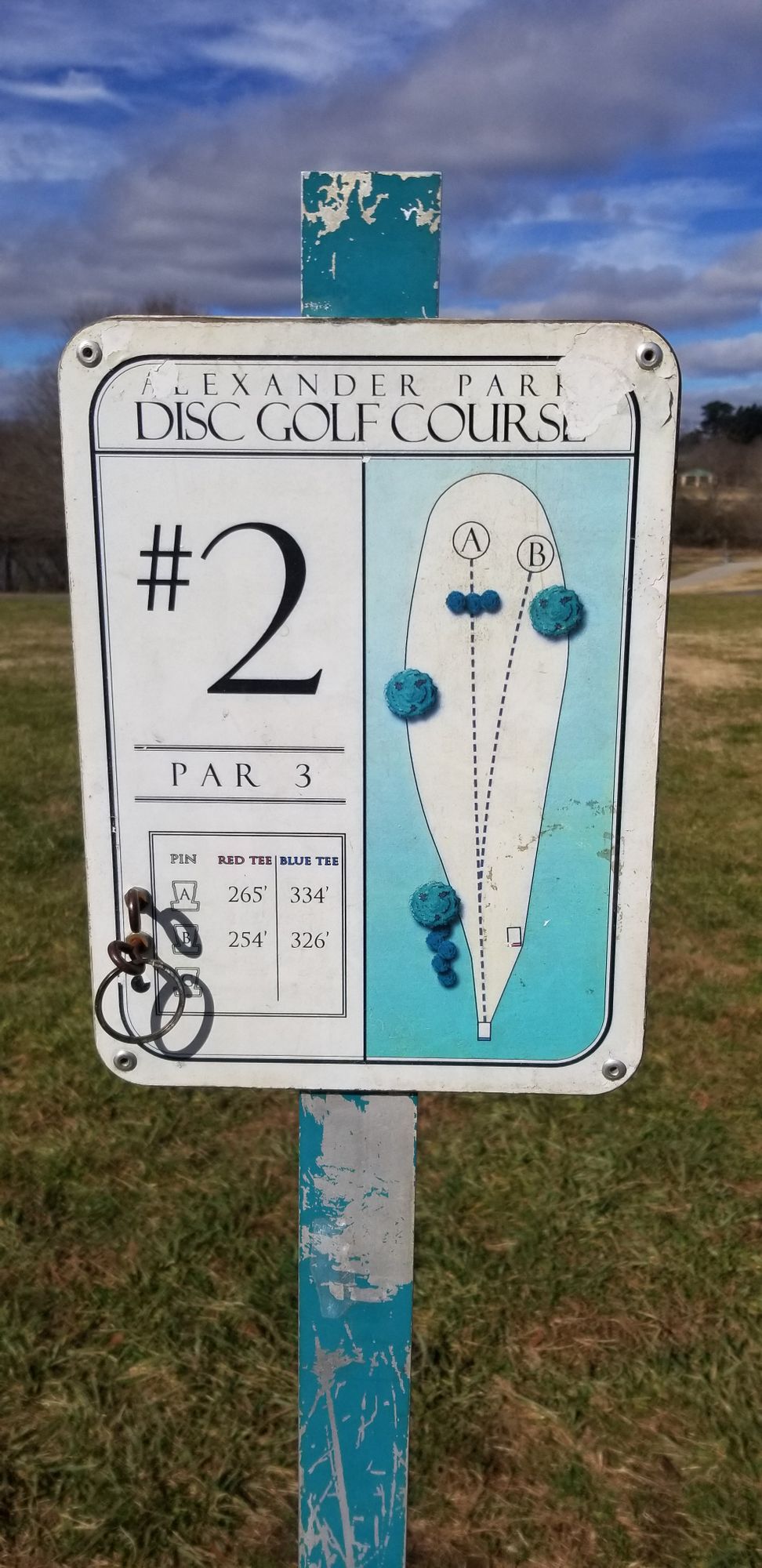Hole 2 Sign