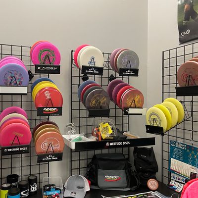As of 2-17-24, they only had putters (Pure, Warden) or Zones.  Disappointed in the disc selection.