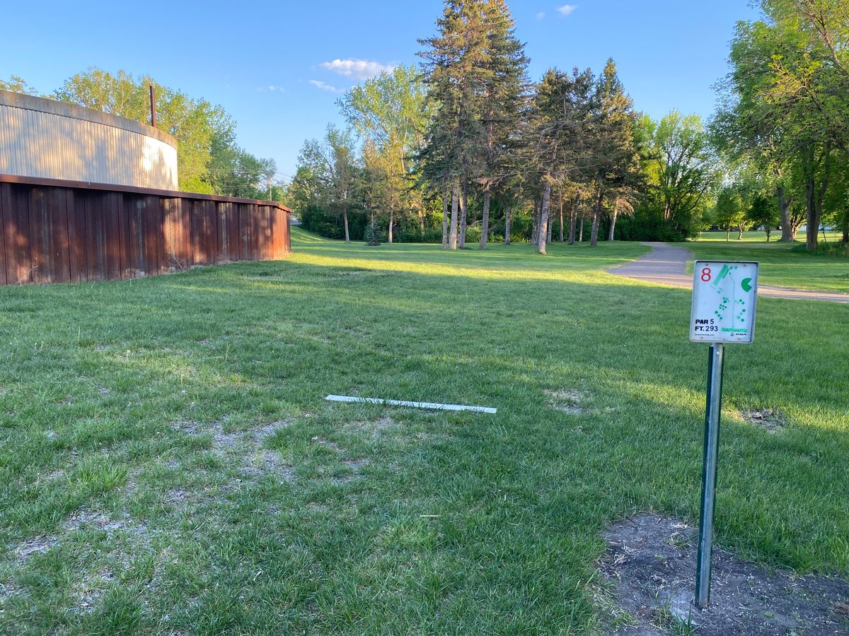 Hole number 8 has been reversed this spring.