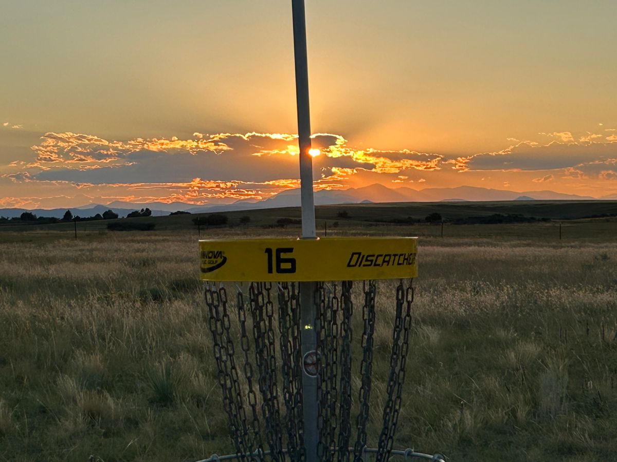 August 30th, 2025. Rockies sunset view from Pronghorn #16.