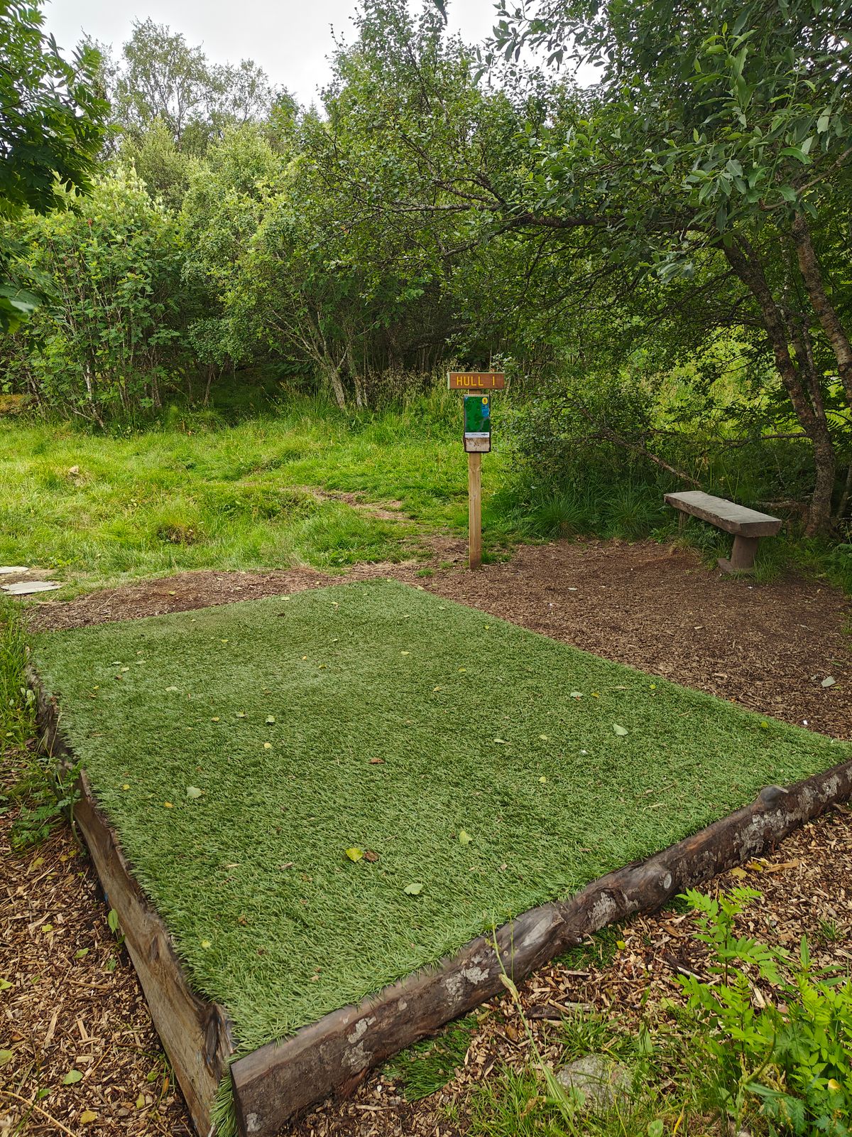 Hole 1 tee