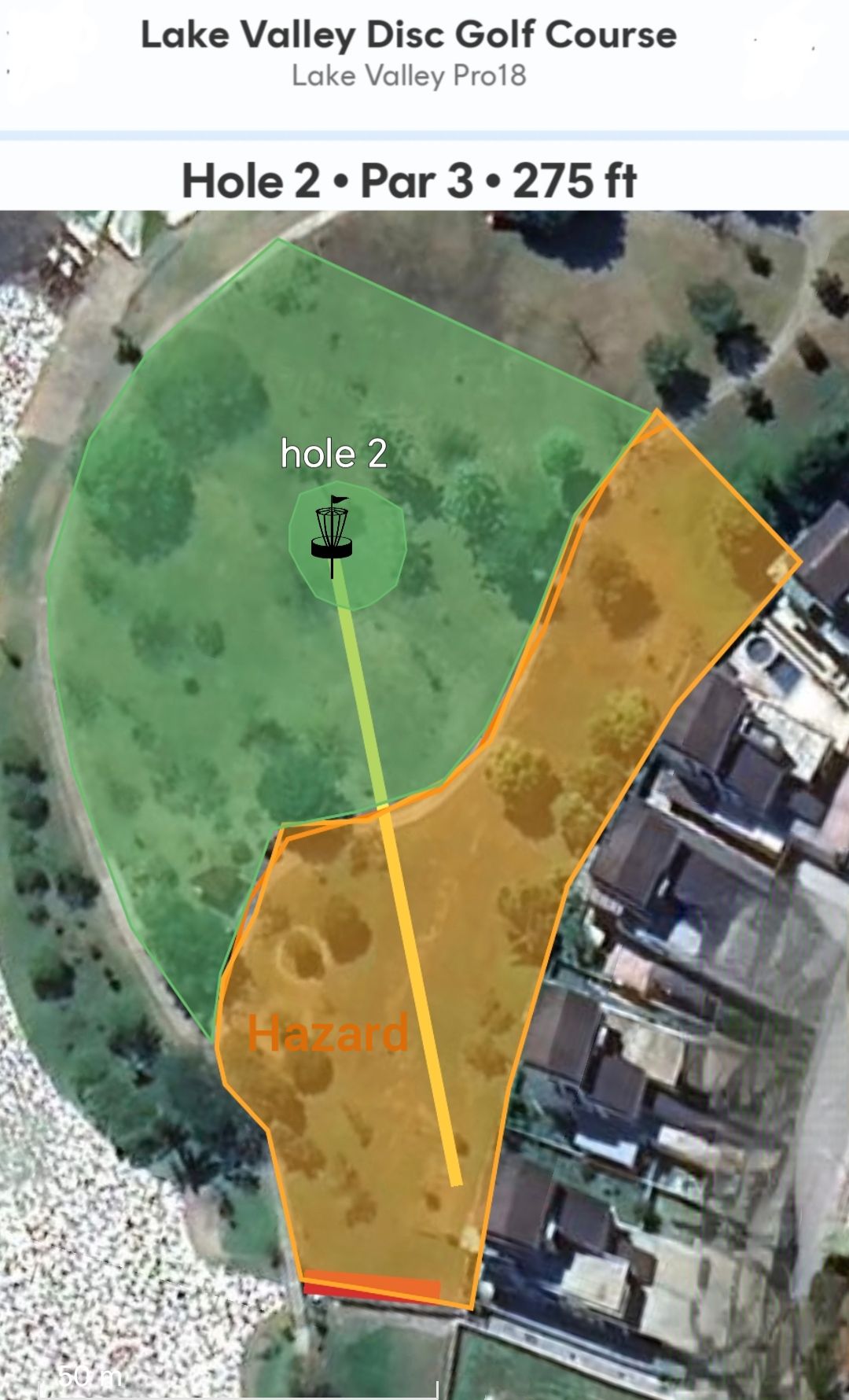 Hazard with 1 stroke penalty 
