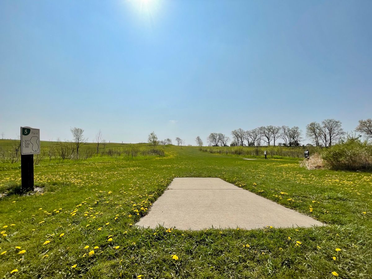 Hole 5 long tee