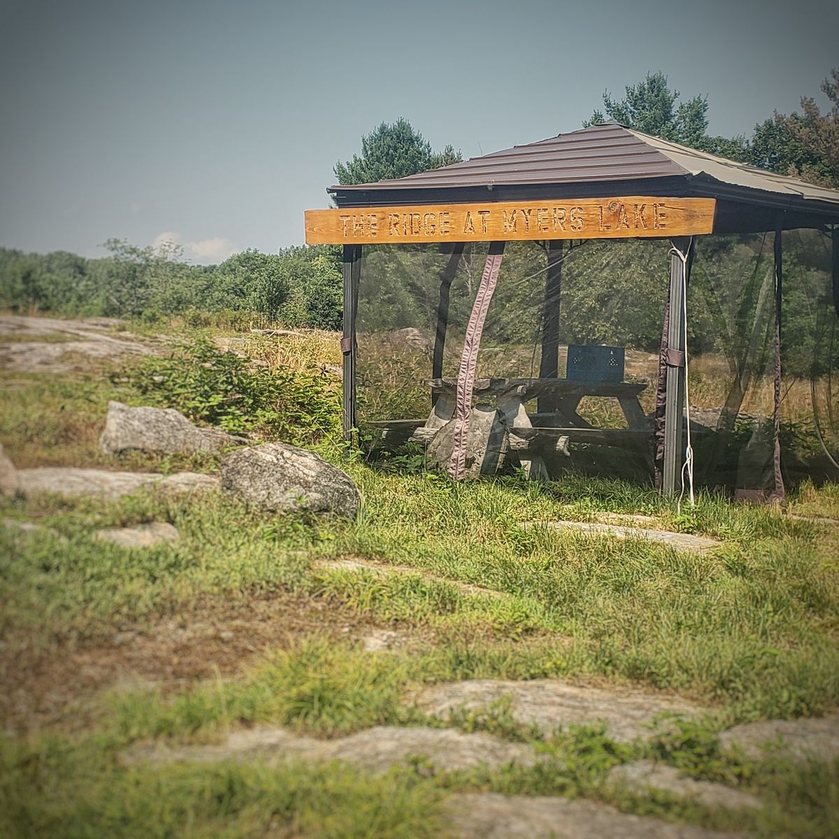 Gazebo at hole #1