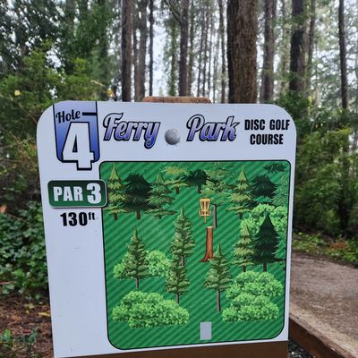 Hole 4 Tee Sign