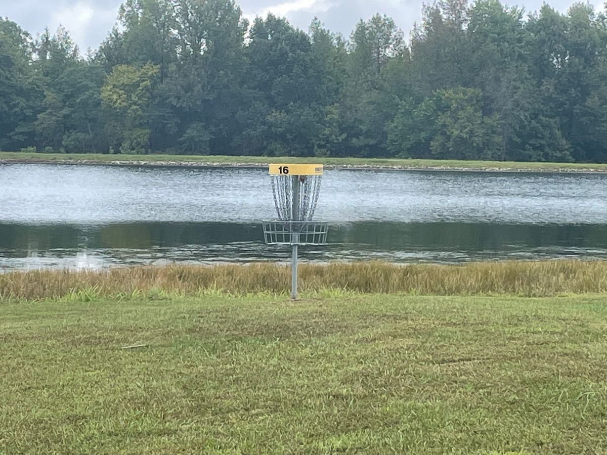 Hole 16. One of several challenging holes.