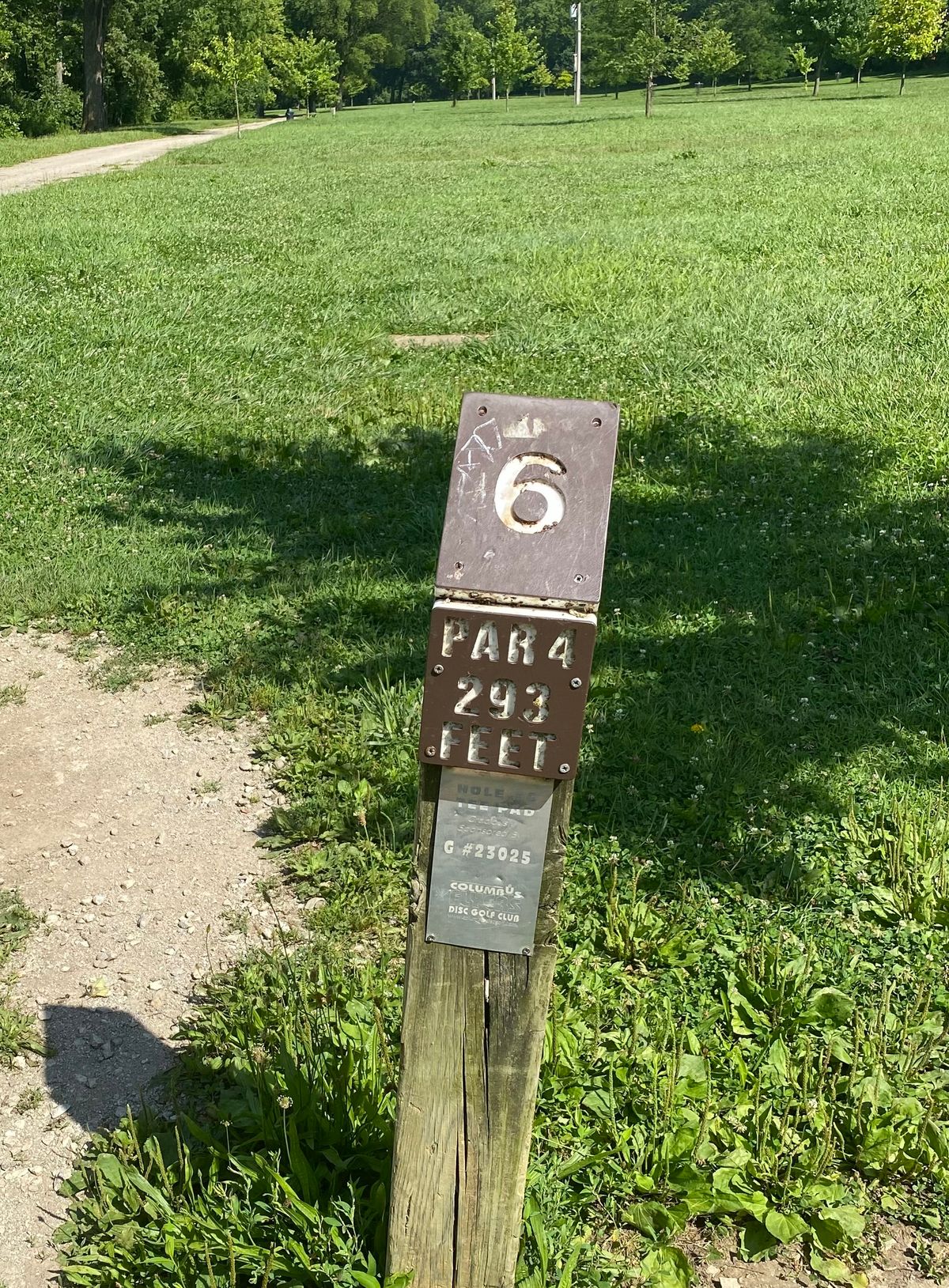 Hole 6: Par 4, 293ft