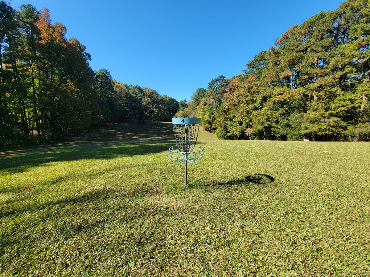 Hole 4 looking at hole 5 behind. Beautiful fall weather