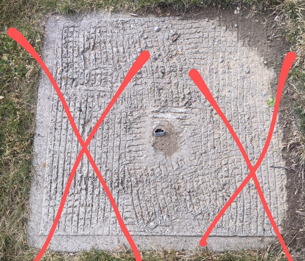 Hole 3 has been removed as of 9/28/21