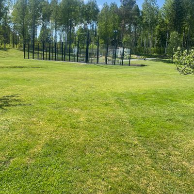 Padelbana finns också