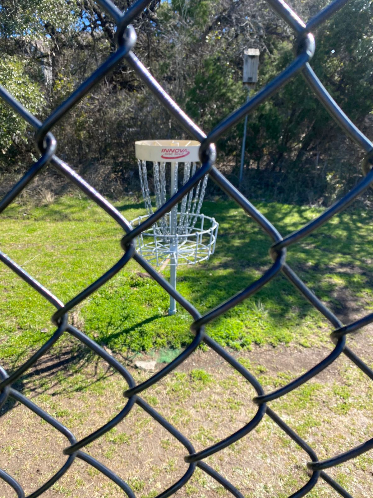 Hole seven on other side of fence.