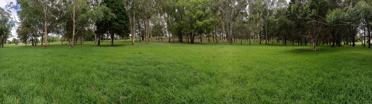 Hole 6: Fairway opening panorama.