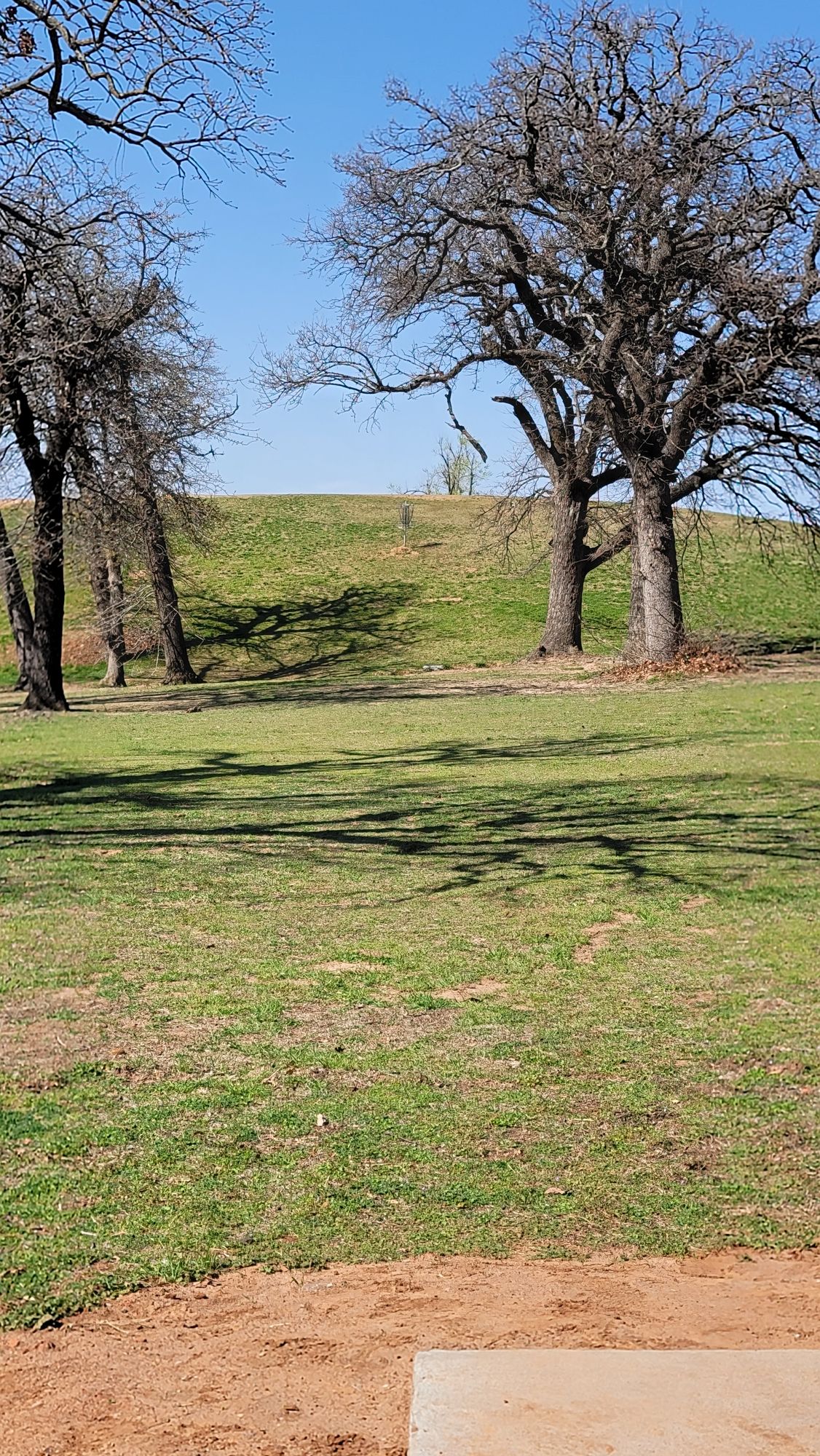 Approaching the hill