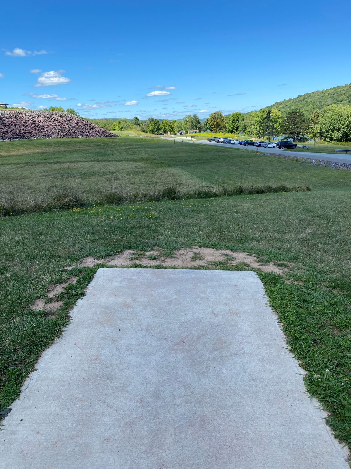 Hole 1 tee.