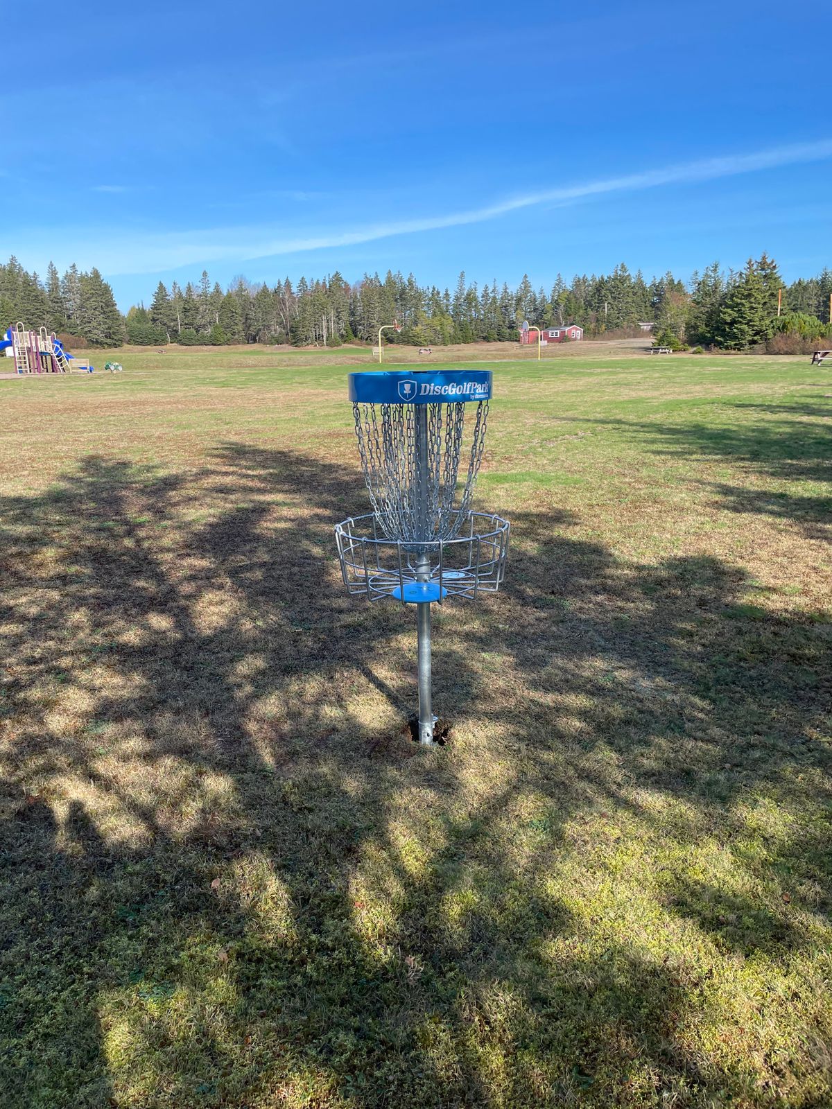 Hole 1 basket