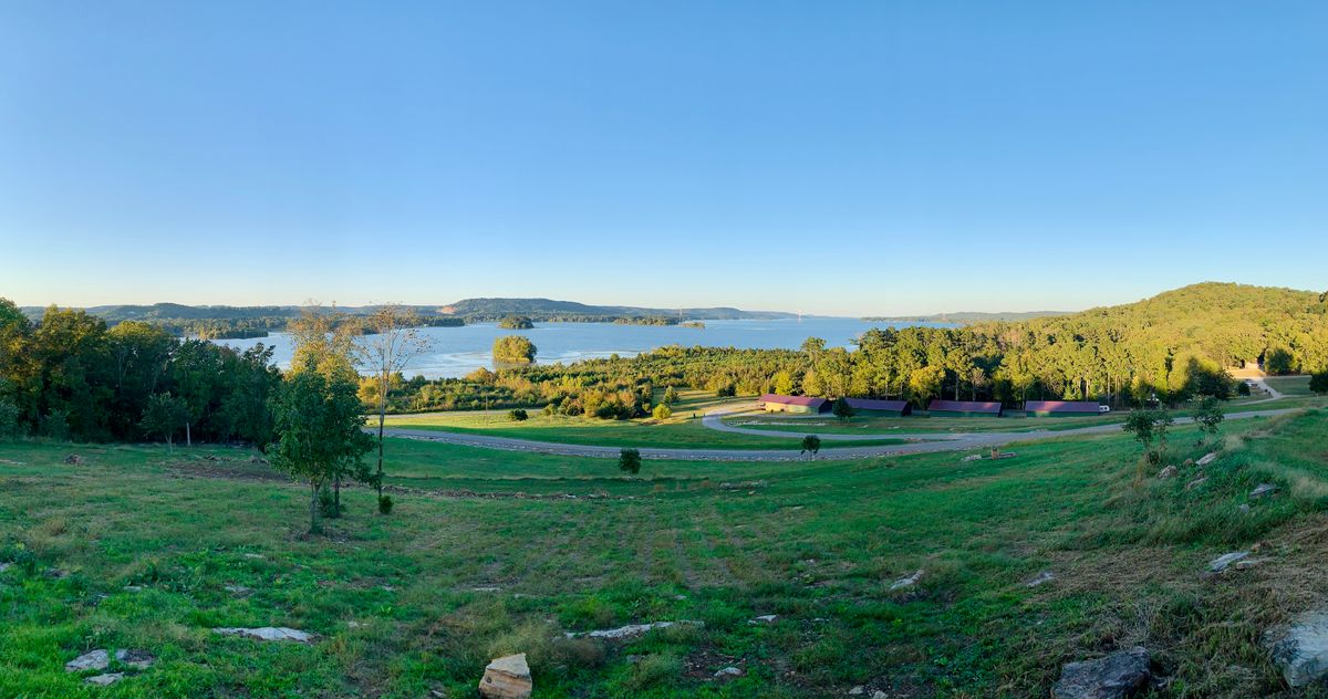 View near one of the tees.