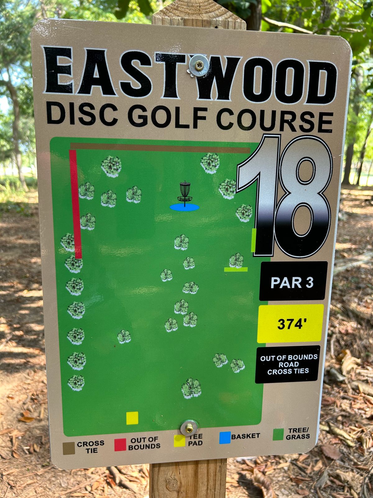 Hole 18 Sign