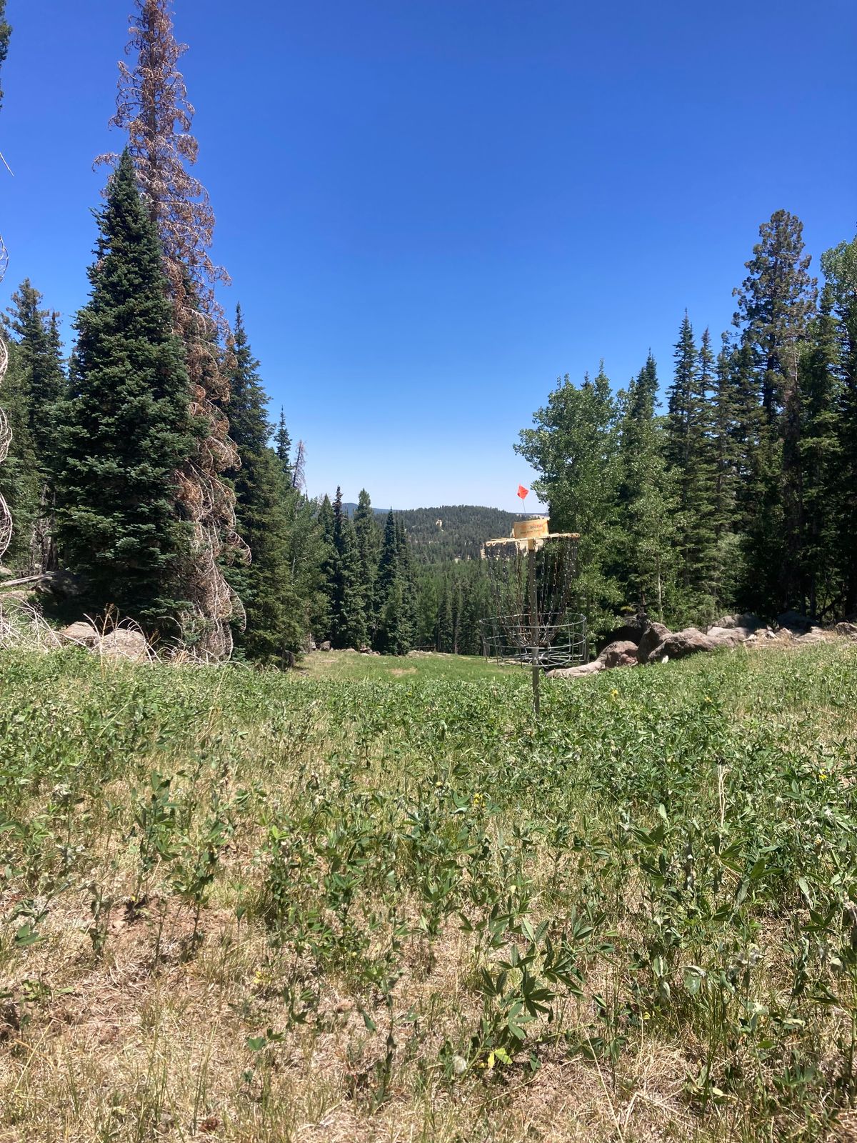 Hole 9 down the mountain