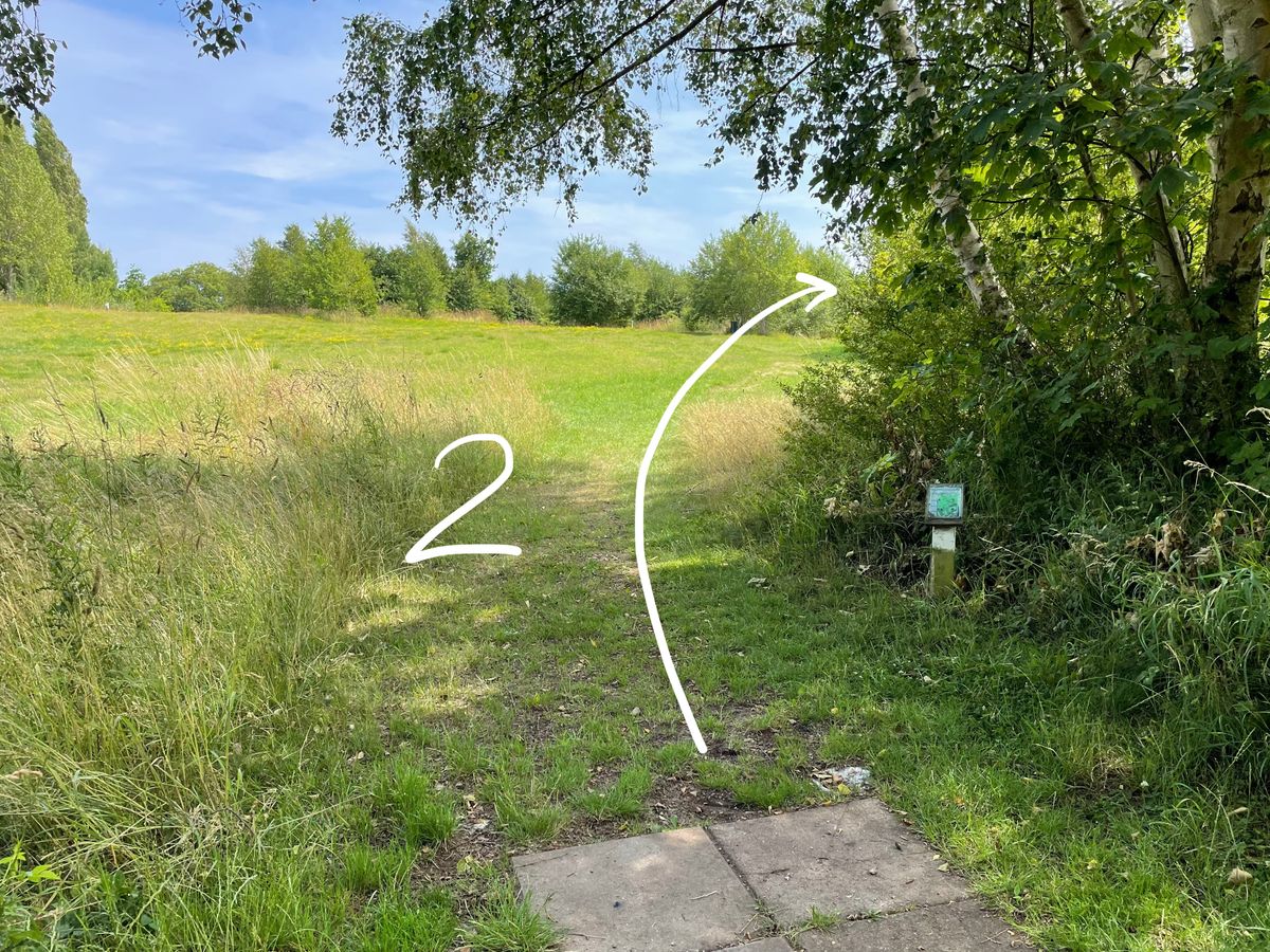 The course as it looks in 2023: Hole 2