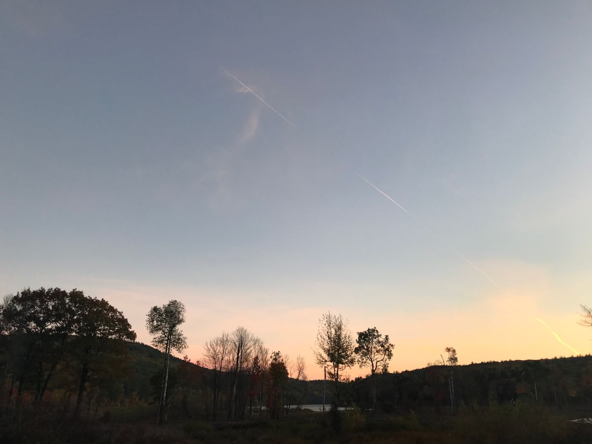 Otter Brook at sunset