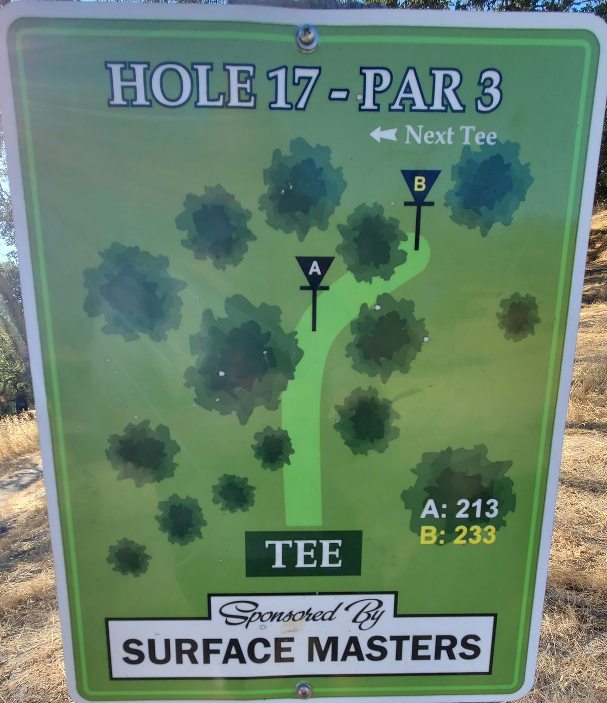 Hole 17 Sign