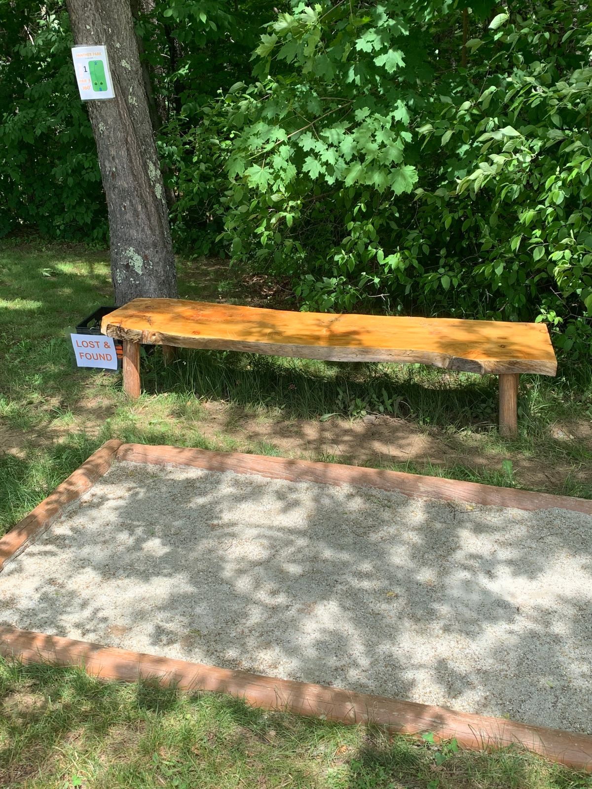 Hole 1 tee