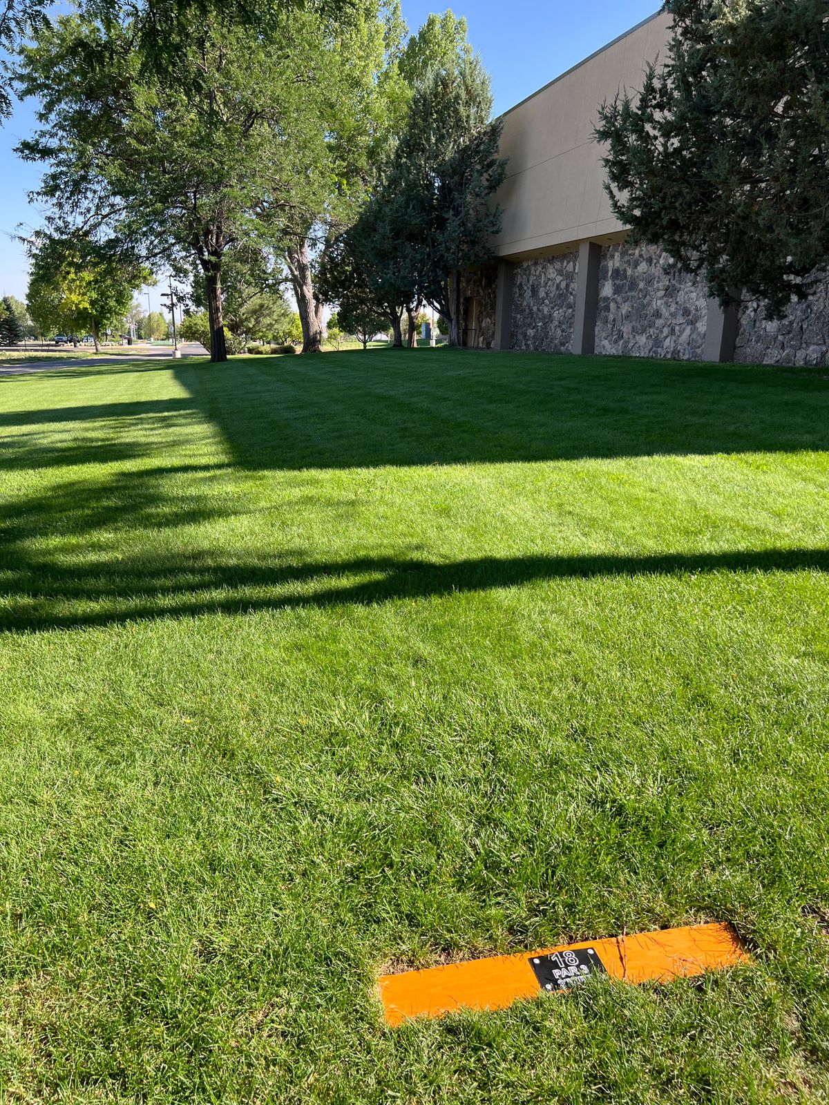 Hole 18 tee