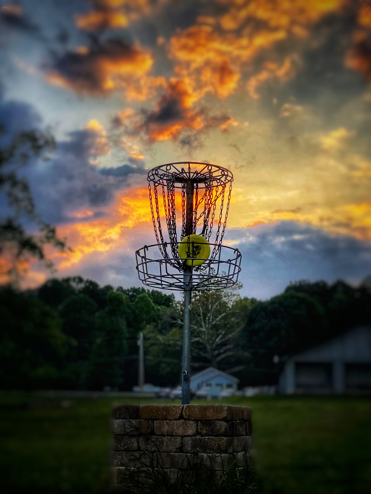 Hole 6 at sunset