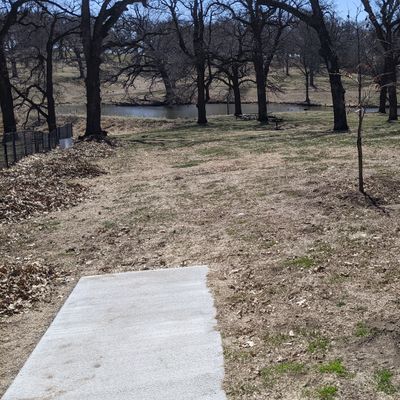 Tee #2 long (hole plays over the lake, short tee left of lake)