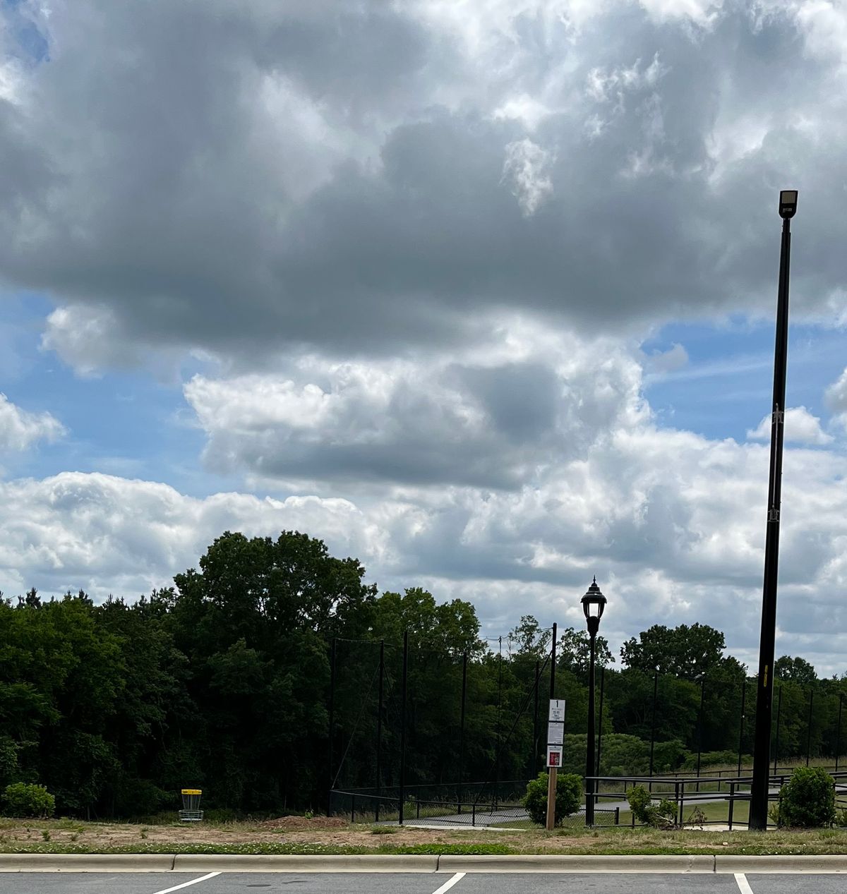 Hole #1 is at the right end of Lot F