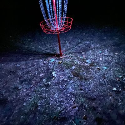 Working on getting some basket lights so we can host glow golf nights!