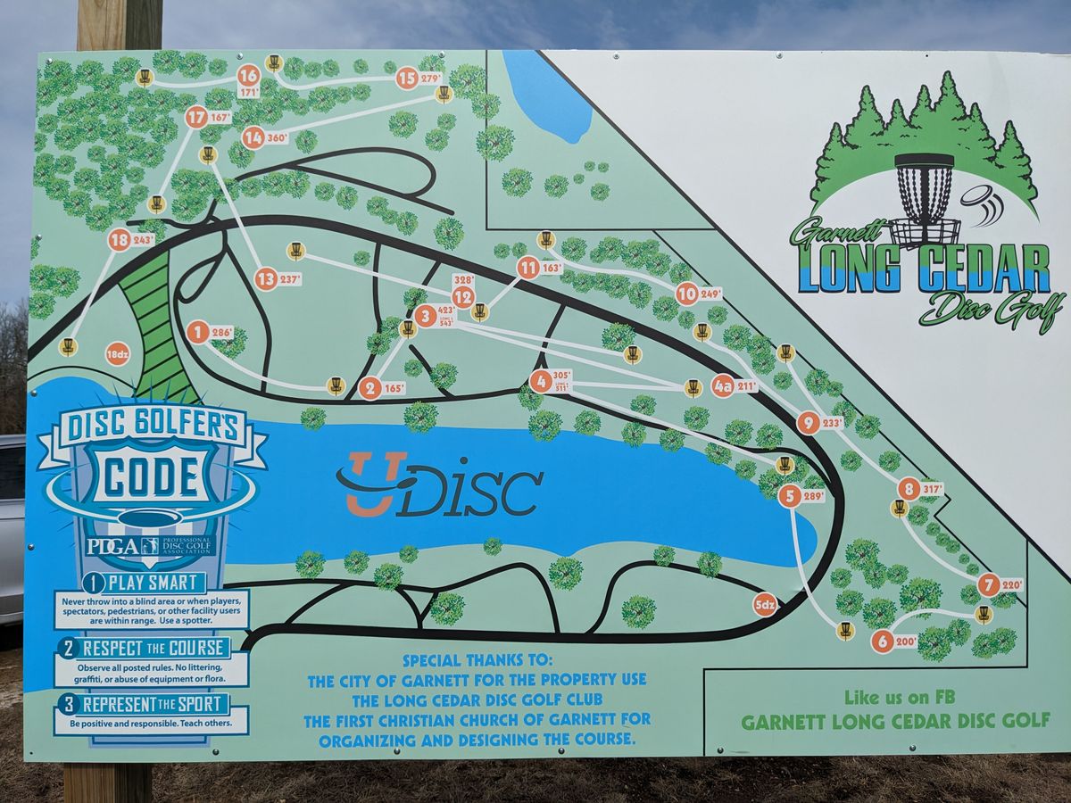 A nice map of the course located at the starts