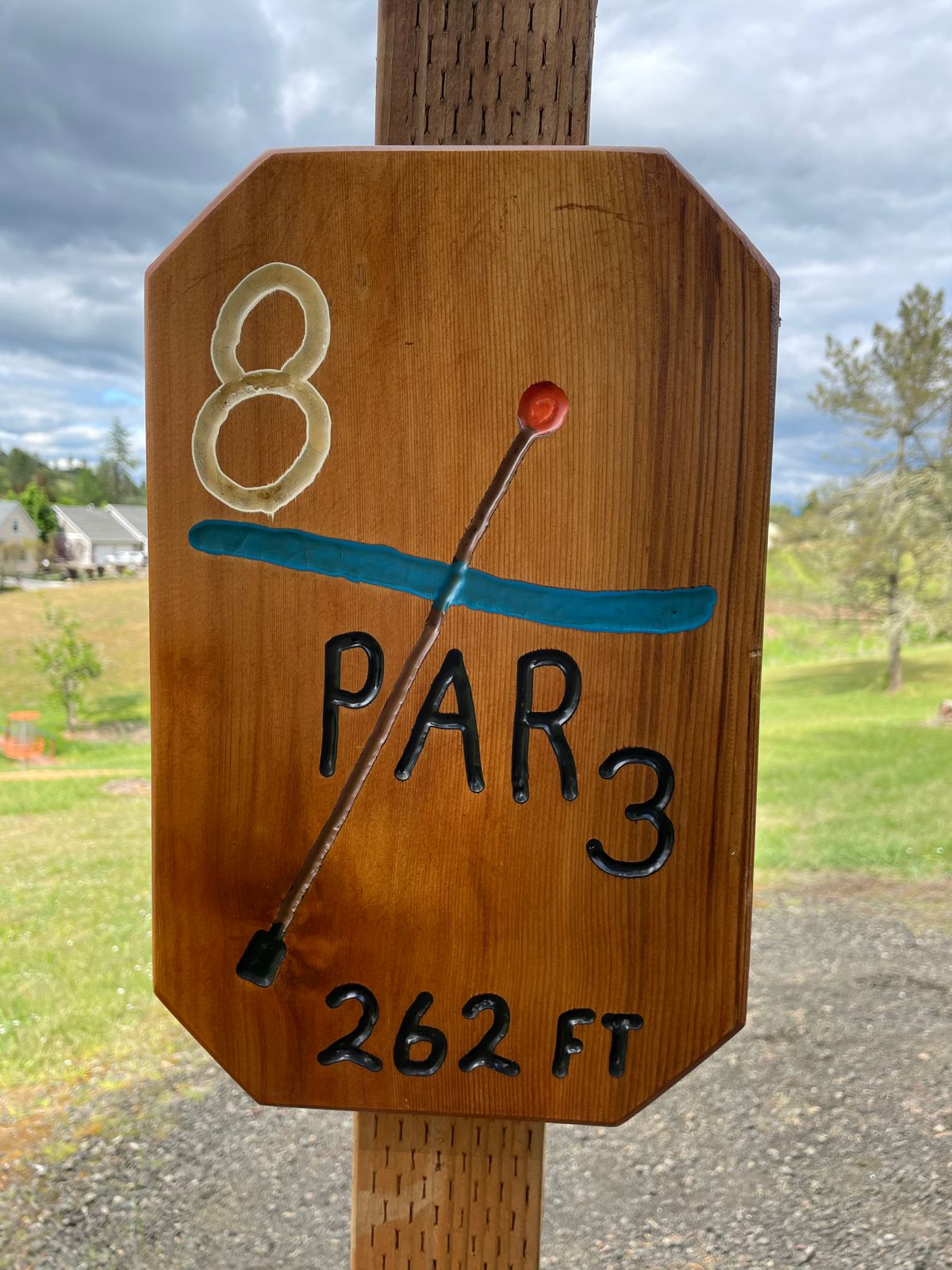Hole 8 map.