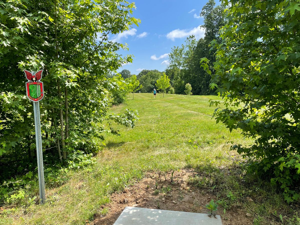 Red Tee, Watch for OB Cartpath (and byond) on Right side of fairway