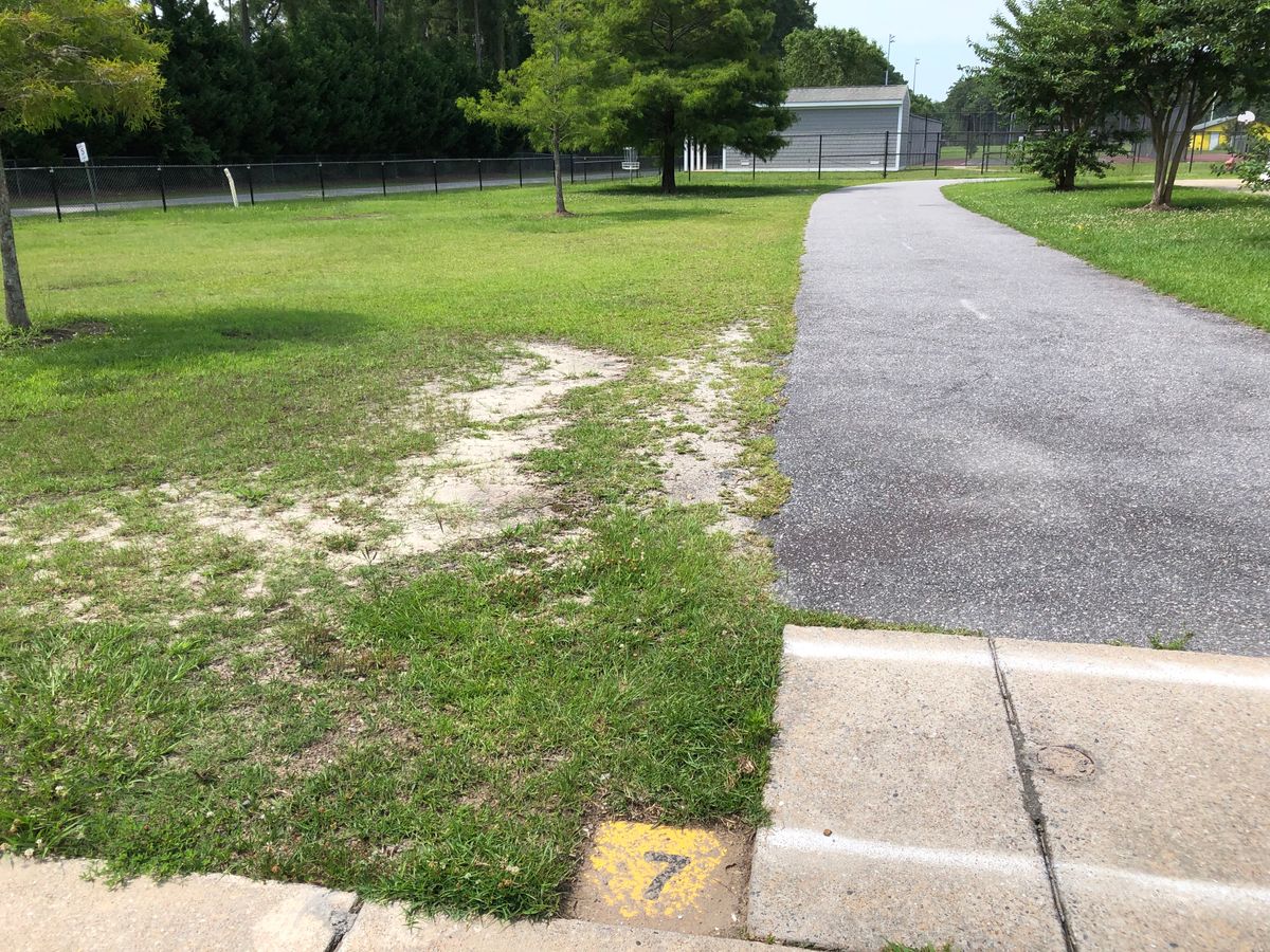 Hole 7 tee